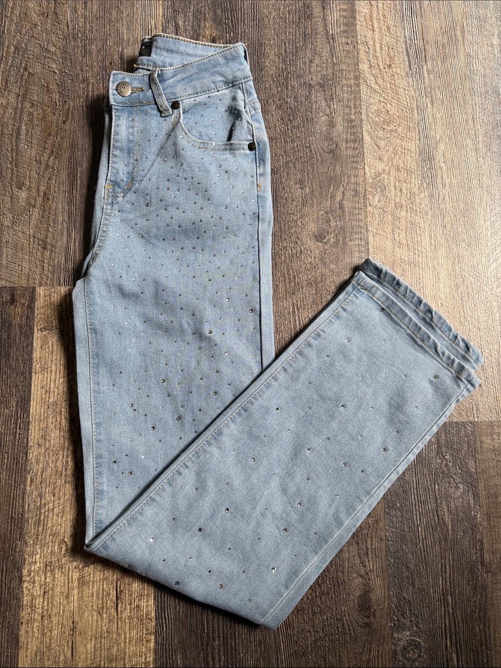 Between Us Embellished Bejazzled Jeans Juniors Women’s Size 3